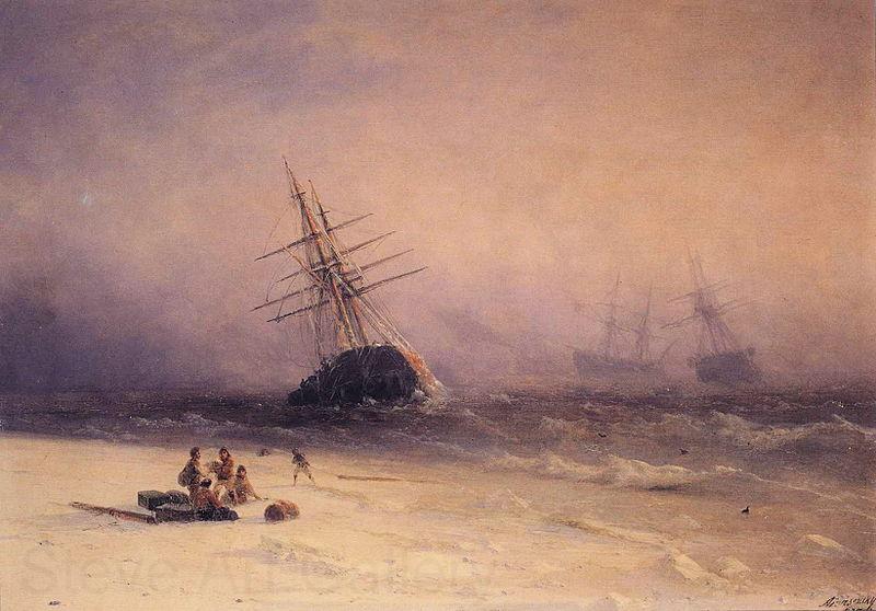 Ivan Aivazovsky Shipwreck on the Black Sea Spain oil painting art